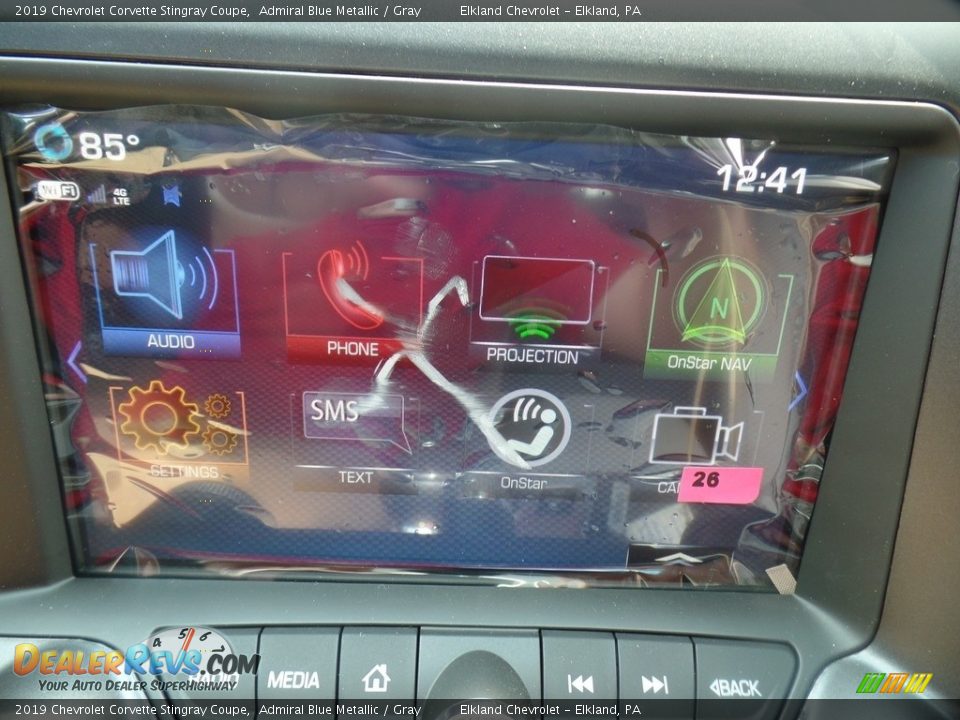 2019 Chevrolet Corvette Stingray Coupe Admiral Blue Metallic / Gray Photo #31