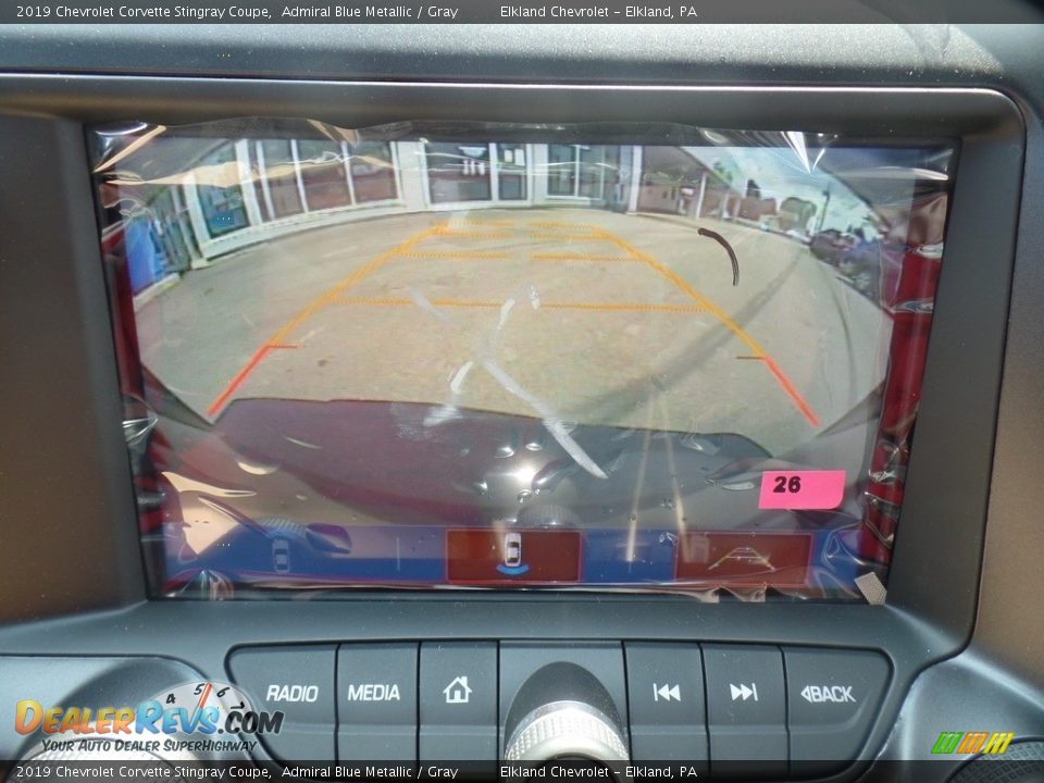 2019 Chevrolet Corvette Stingray Coupe Admiral Blue Metallic / Gray Photo #34