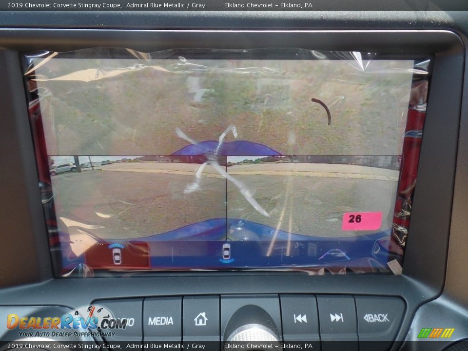 2019 Chevrolet Corvette Stingray Coupe Admiral Blue Metallic / Gray Photo #35