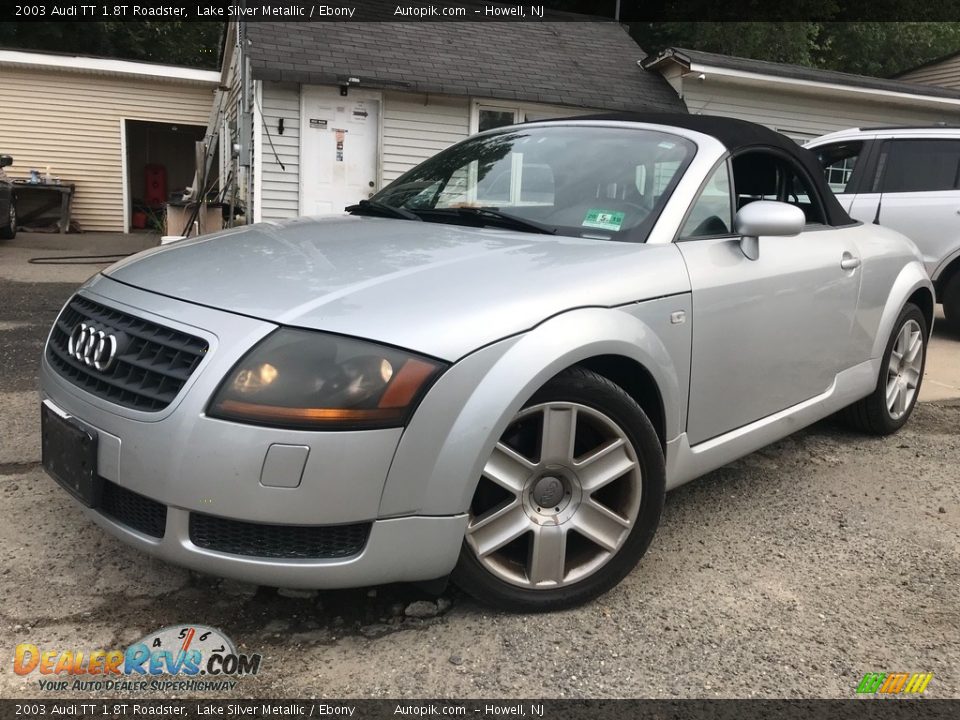 2003 Audi TT 1.8T Roadster Lake Silver Metallic / Ebony Photo #1
