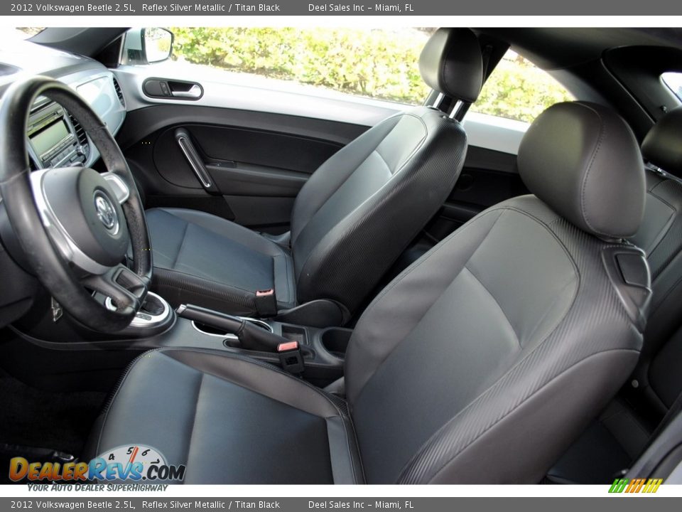 2012 Volkswagen Beetle 2.5L Reflex Silver Metallic / Titan Black Photo #13