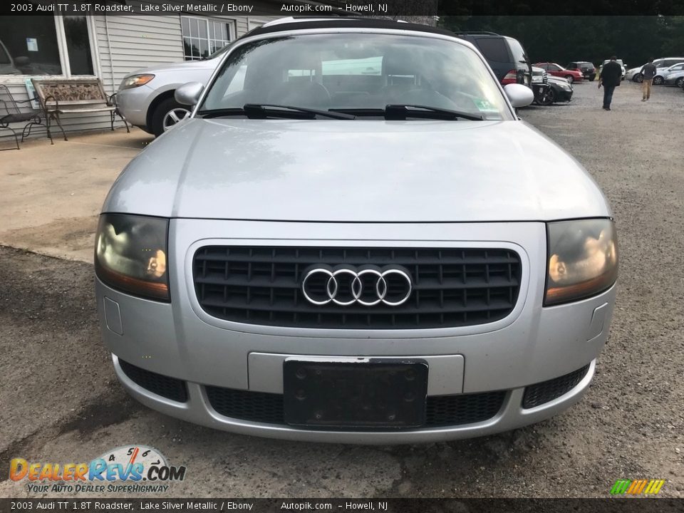 2003 Audi TT 1.8T Roadster Lake Silver Metallic / Ebony Photo #11