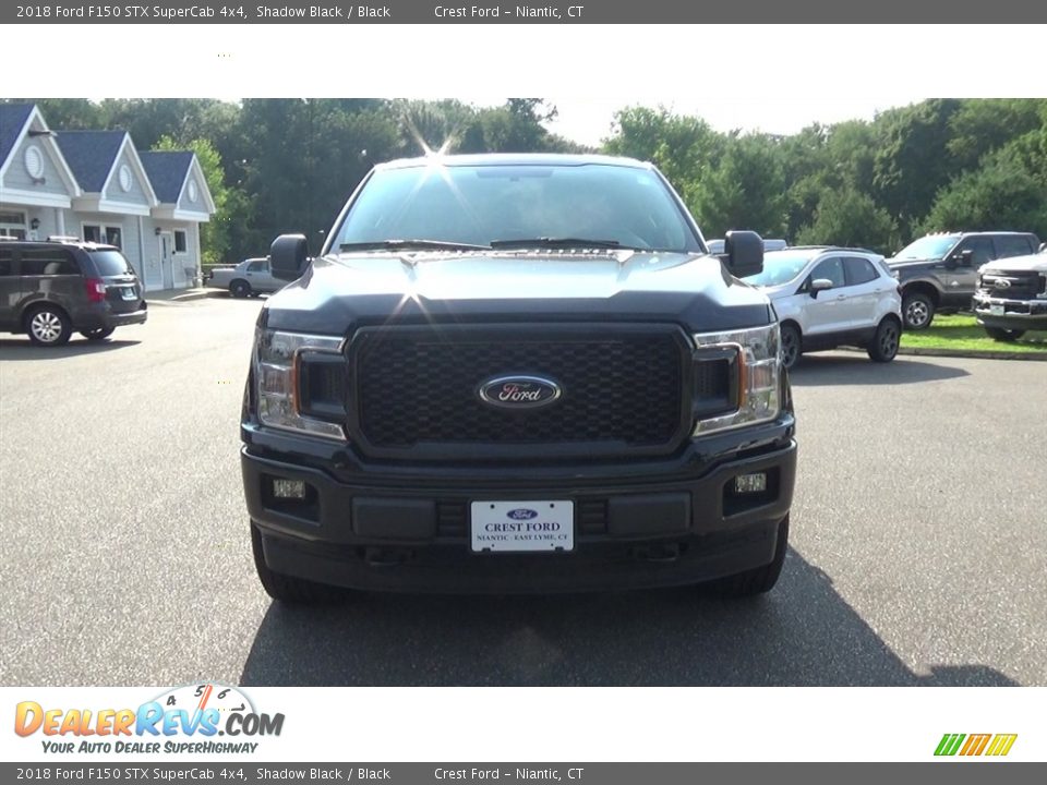 2018 Ford F150 STX SuperCab 4x4 Shadow Black / Black Photo #2