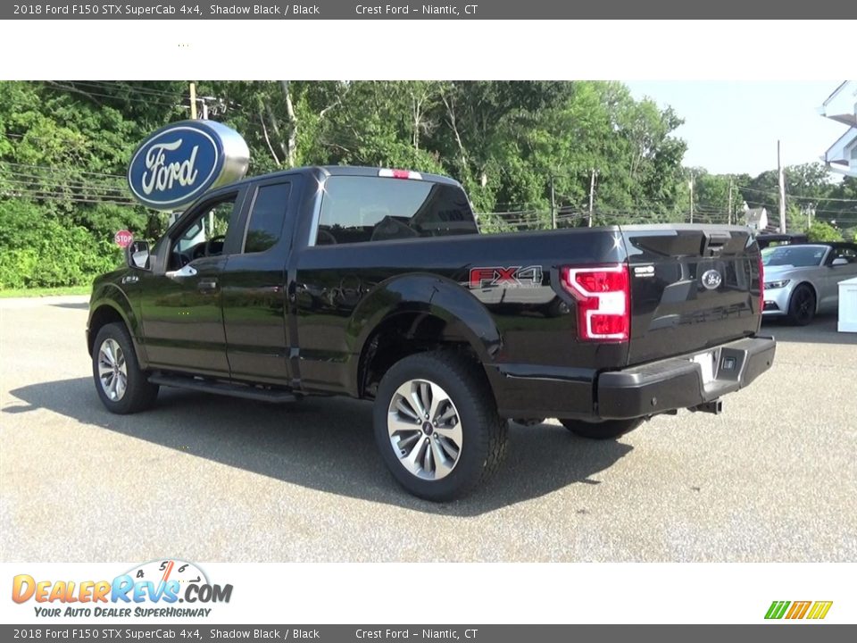 2018 Ford F150 STX SuperCab 4x4 Shadow Black / Black Photo #5