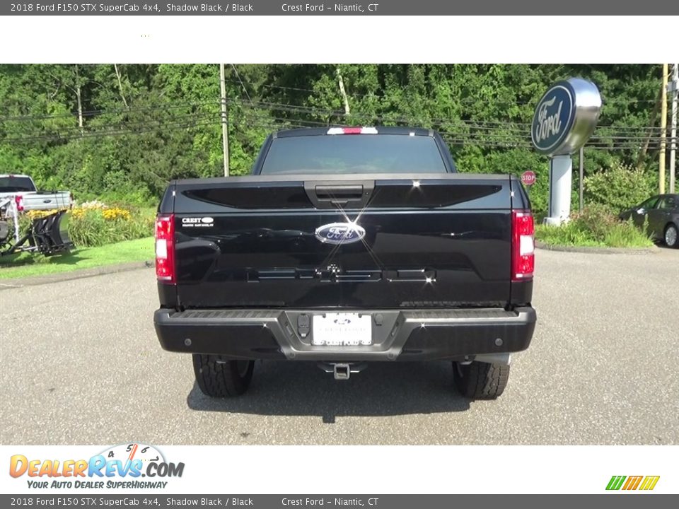 2018 Ford F150 STX SuperCab 4x4 Shadow Black / Black Photo #6