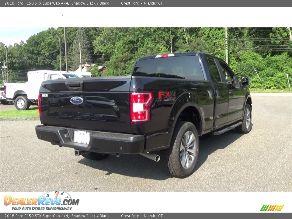 2018 Ford F150 STX SuperCab 4x4 Shadow Black / Black Photo #7