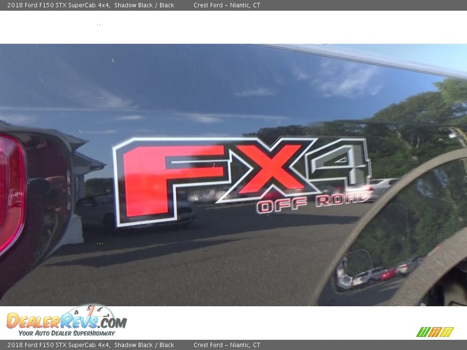 2018 Ford F150 STX SuperCab 4x4 Shadow Black / Black Photo #9