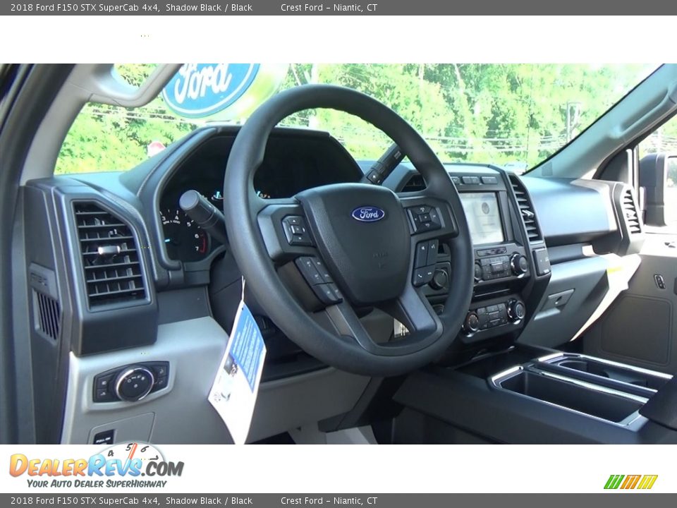 2018 Ford F150 STX SuperCab 4x4 Shadow Black / Black Photo #10