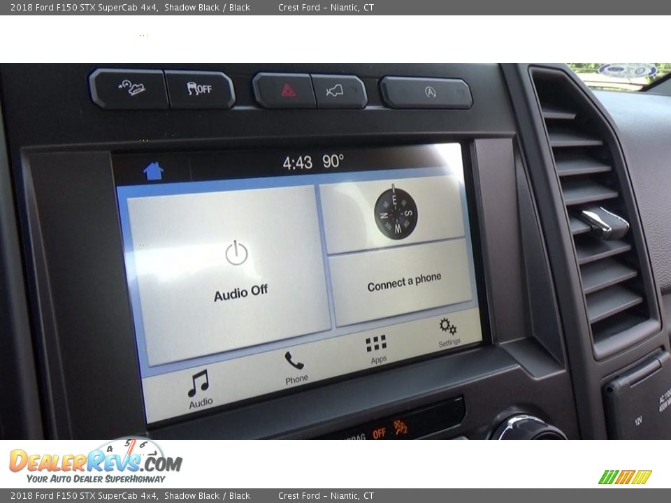 2018 Ford F150 STX SuperCab 4x4 Shadow Black / Black Photo #14