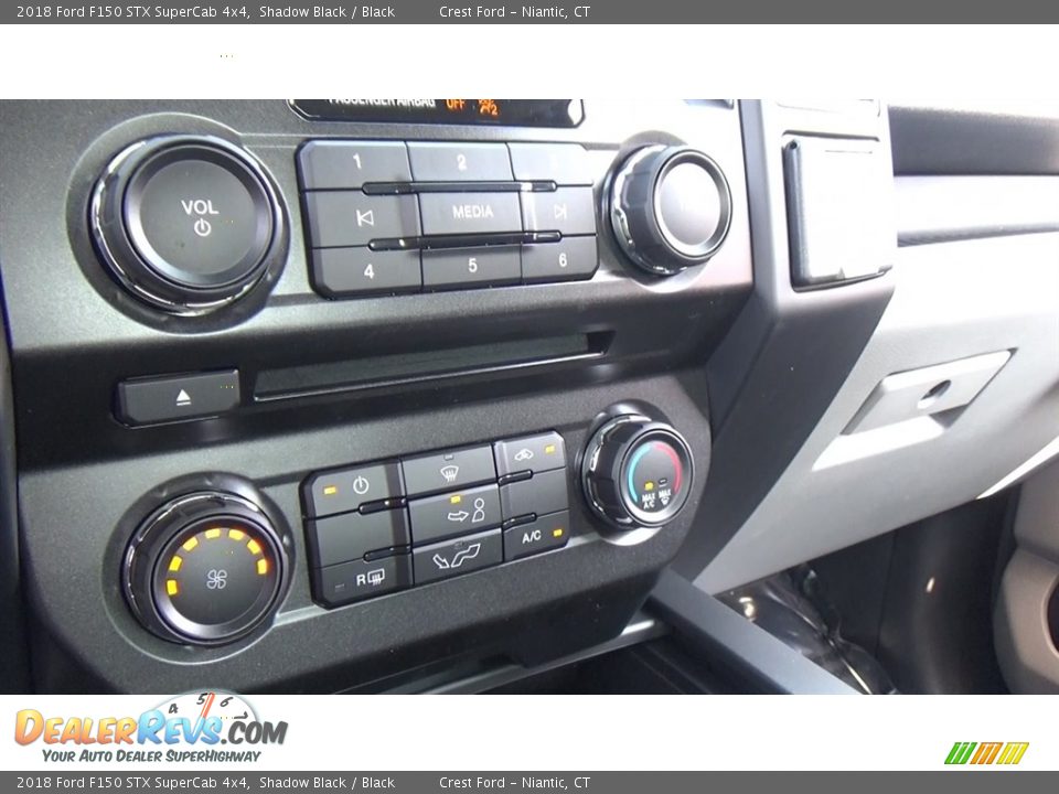 2018 Ford F150 STX SuperCab 4x4 Shadow Black / Black Photo #15