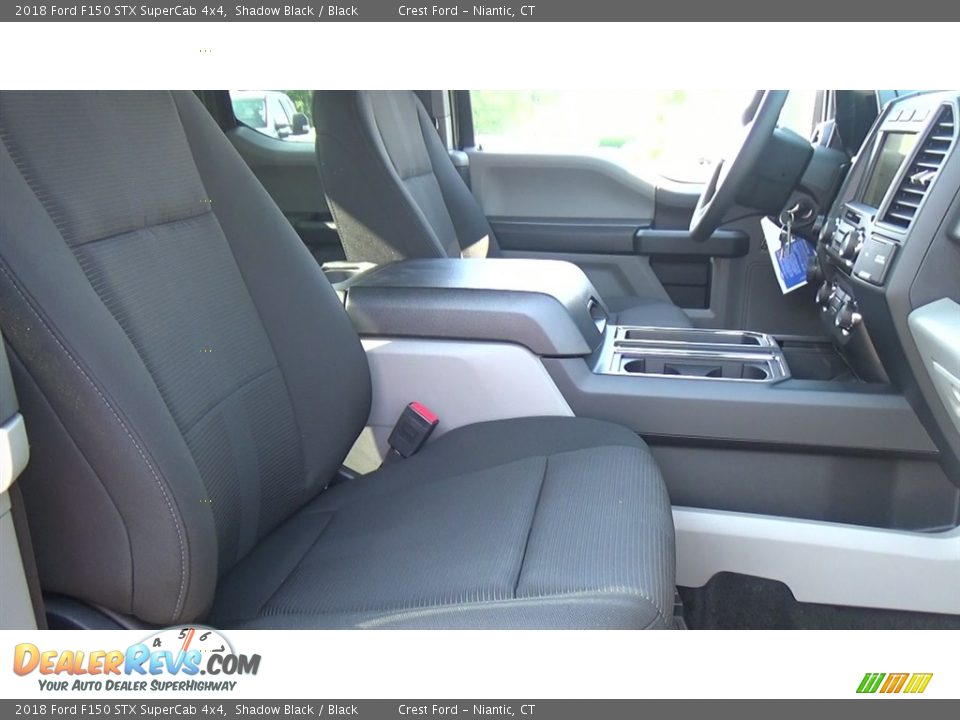 2018 Ford F150 STX SuperCab 4x4 Shadow Black / Black Photo #23