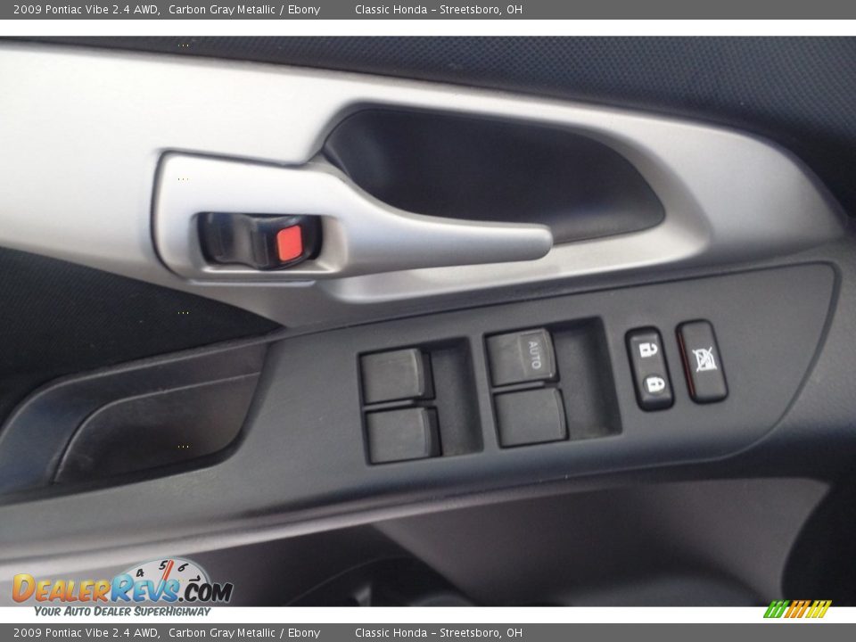 2009 Pontiac Vibe 2.4 AWD Carbon Gray Metallic / Ebony Photo #22