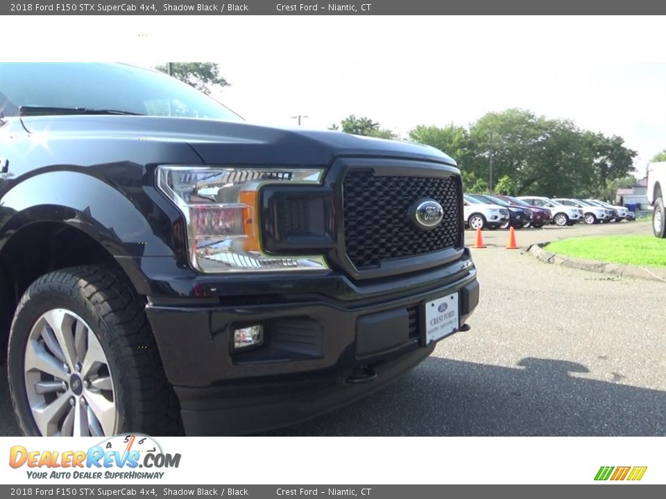 2018 Ford F150 STX SuperCab 4x4 Shadow Black / Black Photo #27
