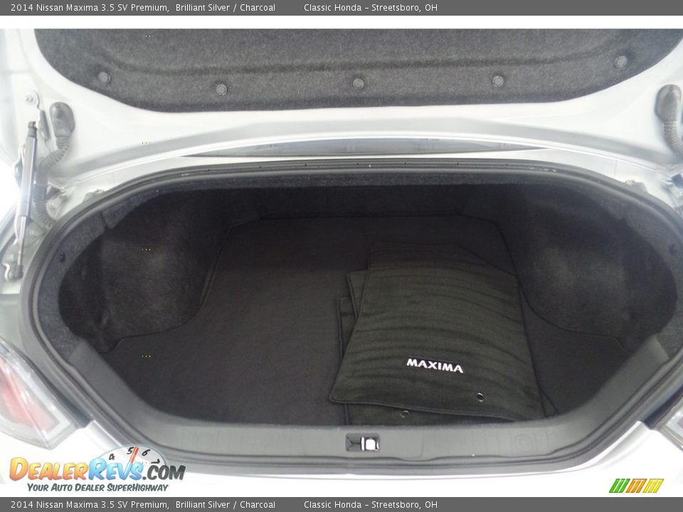 2014 Nissan Maxima 3.5 SV Premium Brilliant Silver / Charcoal Photo #35