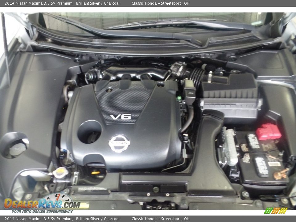 2014 Nissan Maxima 3.5 SV Premium Brilliant Silver / Charcoal Photo #36