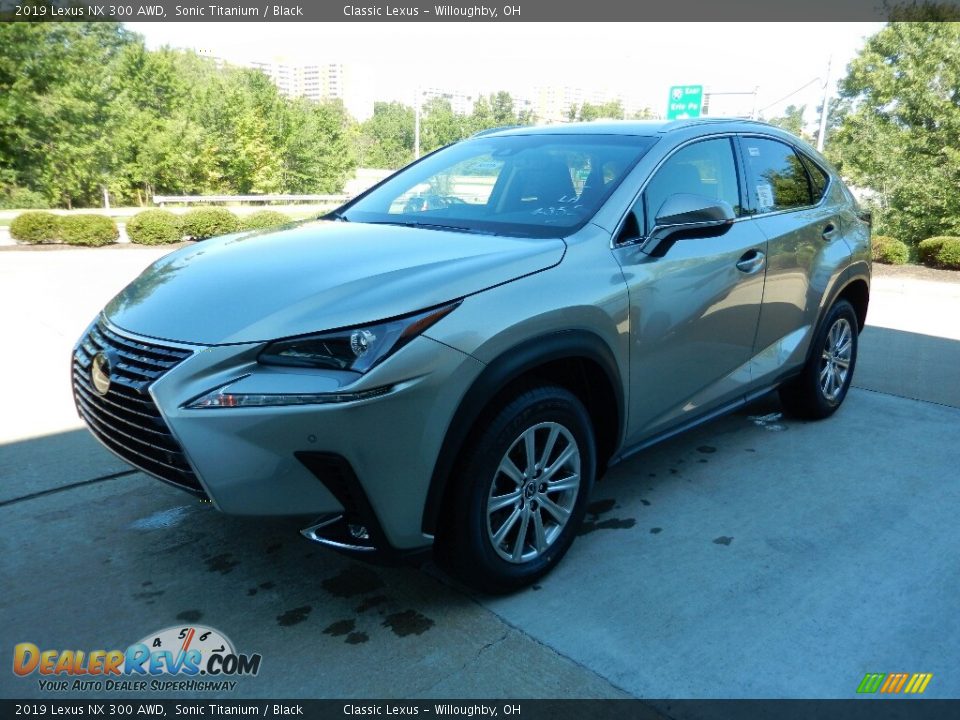 2019 Lexus NX 300 AWD Sonic Titanium / Black Photo #1