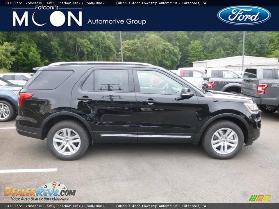 2018 Ford Explorer XLT 4WD Shadow Black / Ebony Black Photo #1
