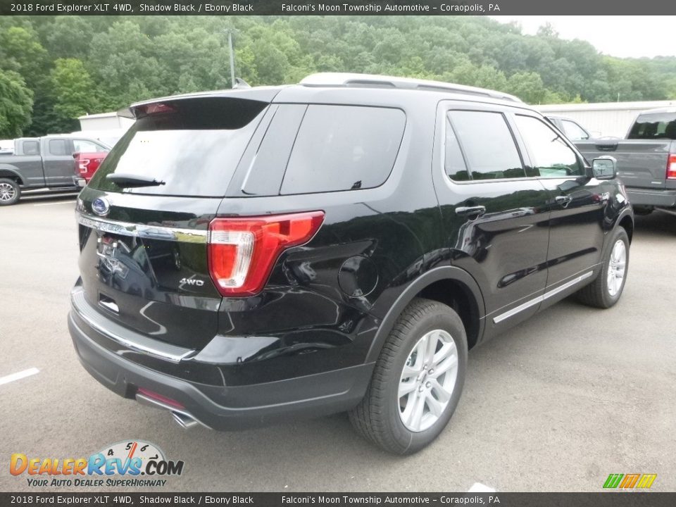 2018 Ford Explorer XLT 4WD Shadow Black / Ebony Black Photo #2
