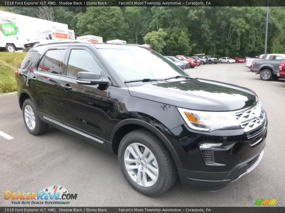 2018 Ford Explorer XLT 4WD Shadow Black / Ebony Black Photo #3