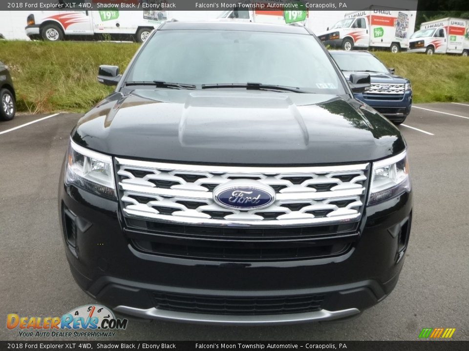 2018 Ford Explorer XLT 4WD Shadow Black / Ebony Black Photo #4