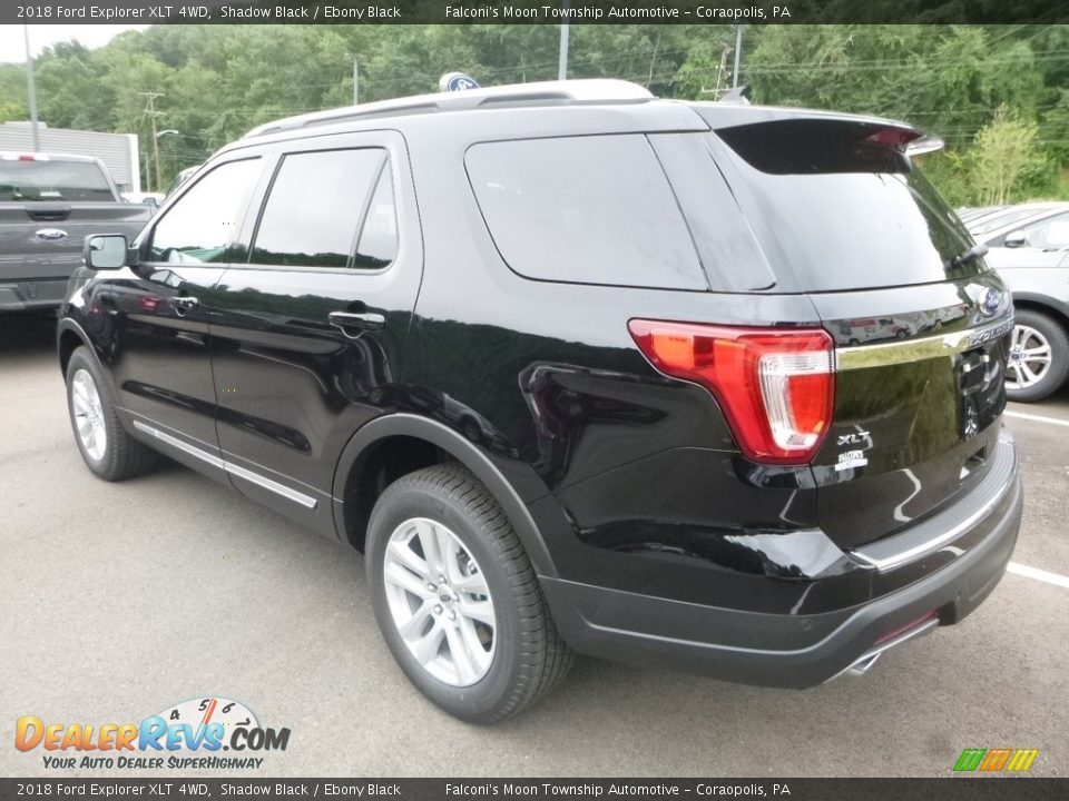 2018 Ford Explorer XLT 4WD Shadow Black / Ebony Black Photo #6