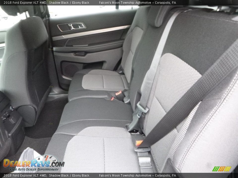 2018 Ford Explorer XLT 4WD Shadow Black / Ebony Black Photo #8