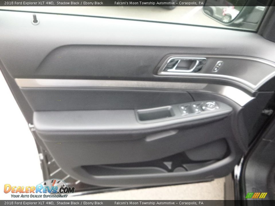2018 Ford Explorer XLT 4WD Shadow Black / Ebony Black Photo #11