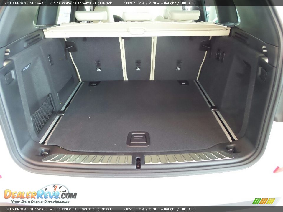 2018 BMW X3 xDrive30i Alpine White / Canberra Beige/Black Photo #9