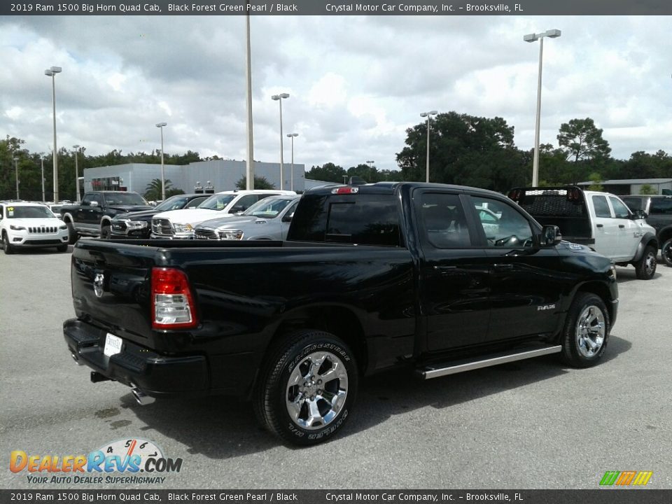 2019 Ram 1500 Big Horn Quad Cab Black Forest Green Pearl / Black Photo #5