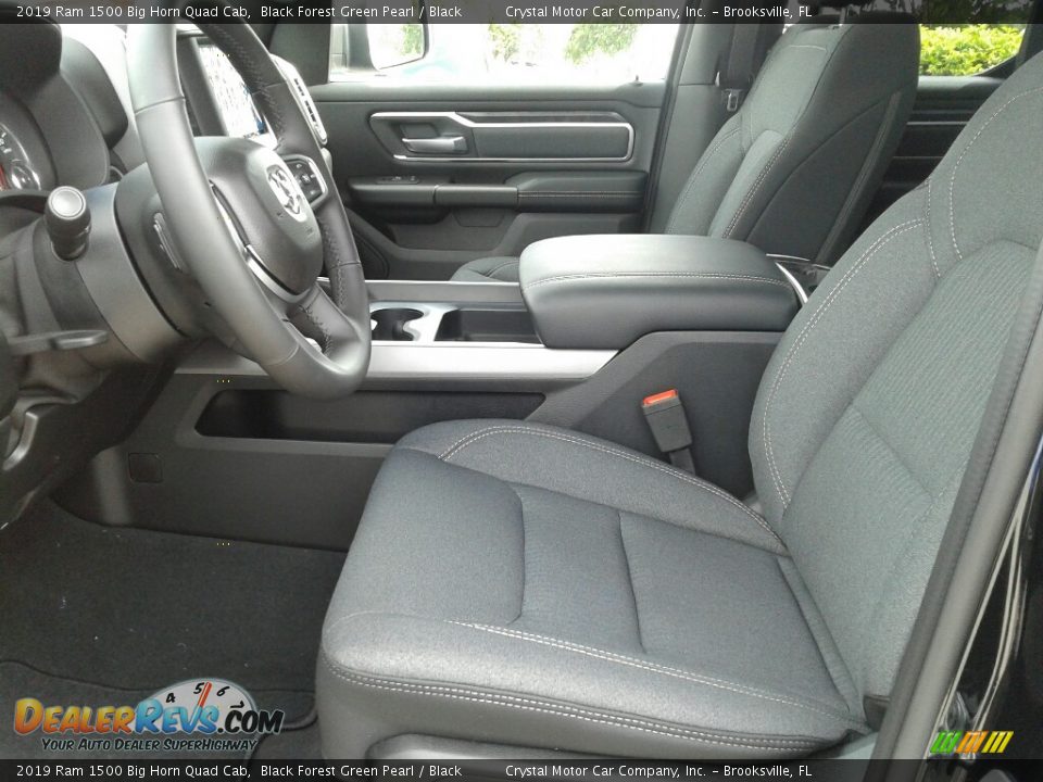 2019 Ram 1500 Big Horn Quad Cab Black Forest Green Pearl / Black Photo #9