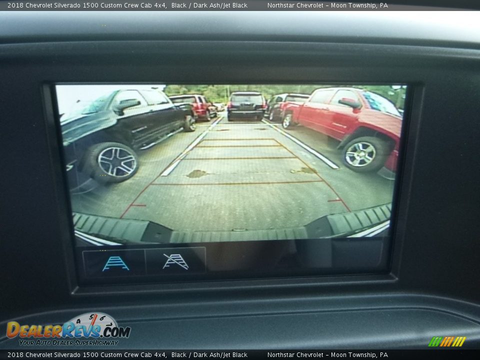 2018 Chevrolet Silverado 1500 Custom Crew Cab 4x4 Black / Dark Ash/Jet Black Photo #19