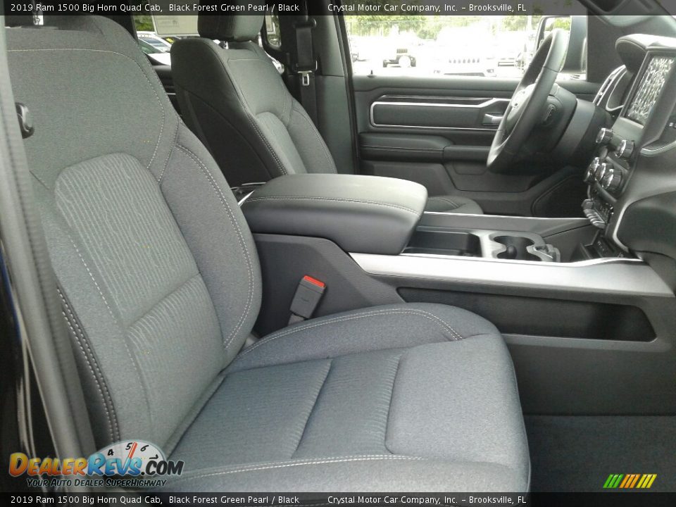 2019 Ram 1500 Big Horn Quad Cab Black Forest Green Pearl / Black Photo #12