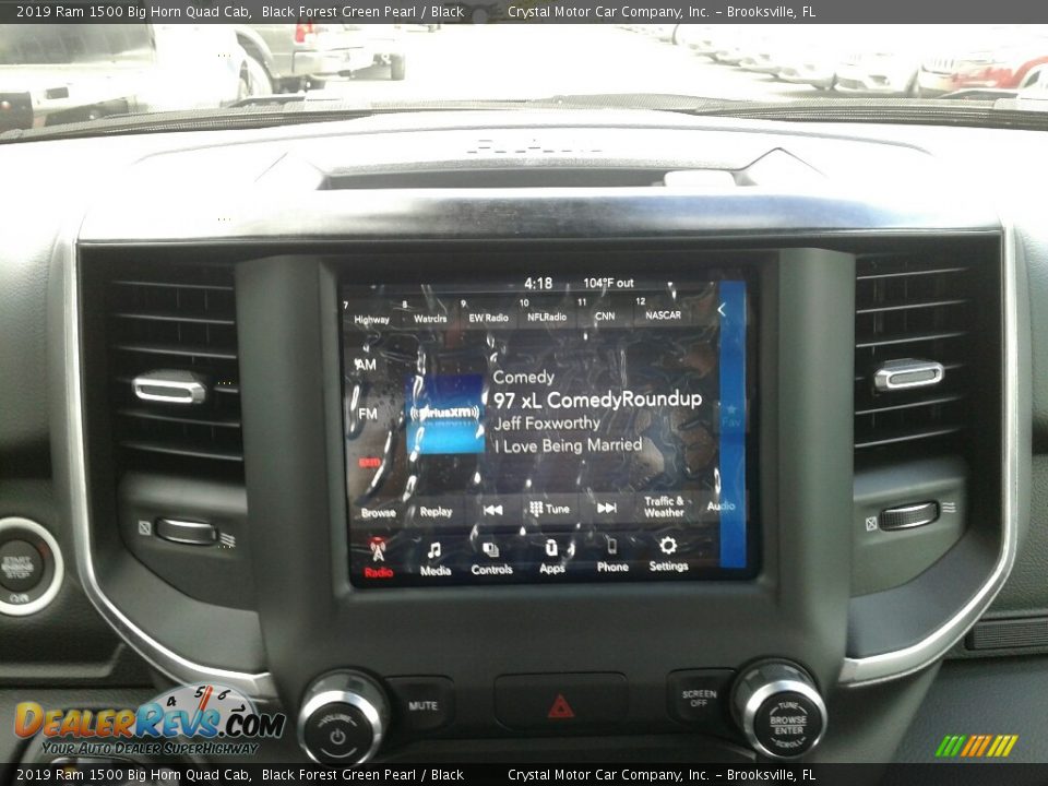 2019 Ram 1500 Big Horn Quad Cab Black Forest Green Pearl / Black Photo #15