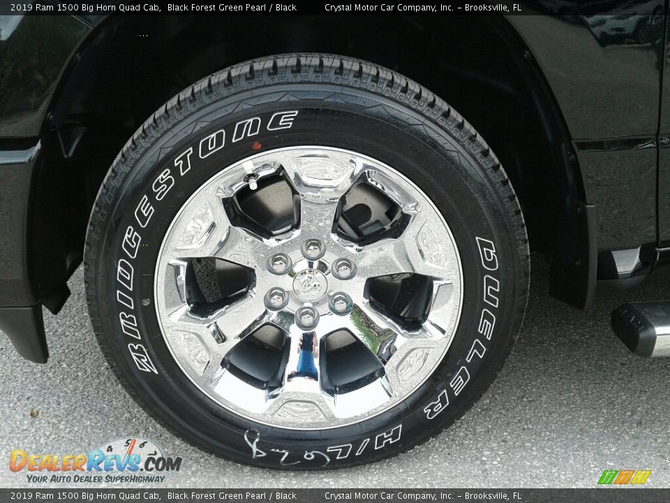 2019 Ram 1500 Big Horn Quad Cab Black Forest Green Pearl / Black Photo #20