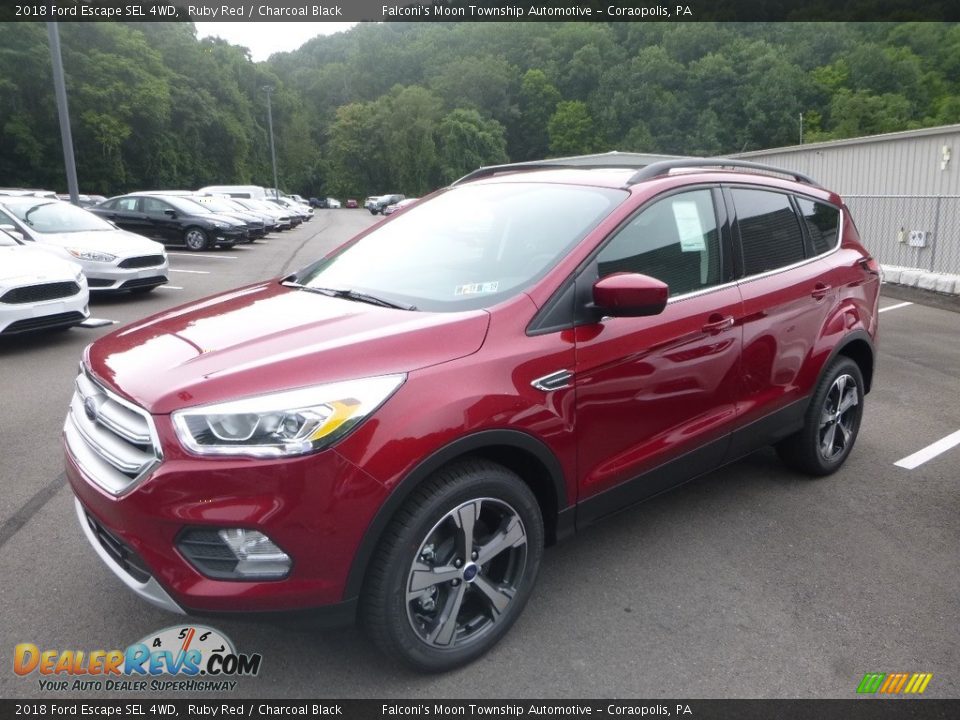 2018 Ford Escape SEL 4WD Ruby Red / Charcoal Black Photo #5