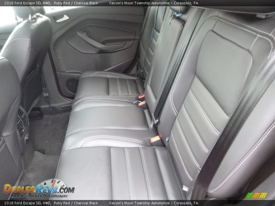 2018 Ford Escape SEL 4WD Ruby Red / Charcoal Black Photo #8