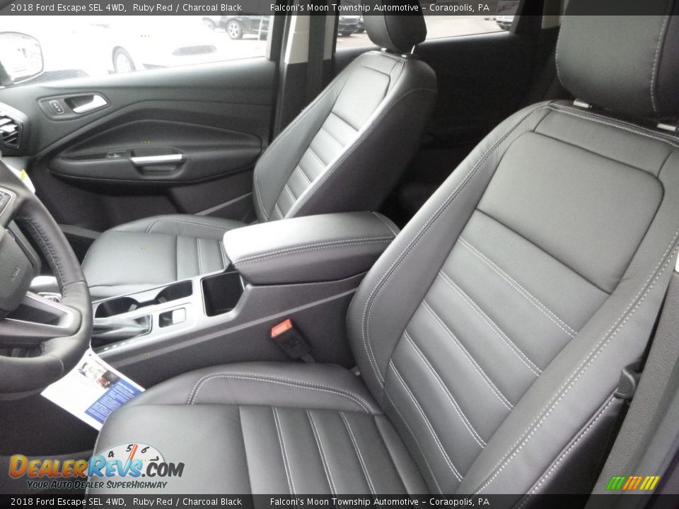 2018 Ford Escape SEL 4WD Ruby Red / Charcoal Black Photo #11