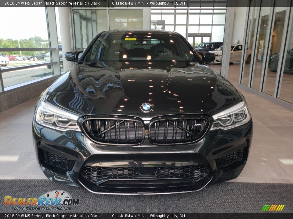 2018 BMW M5 Sedan Black Sapphire Metallic / Black Photo #4