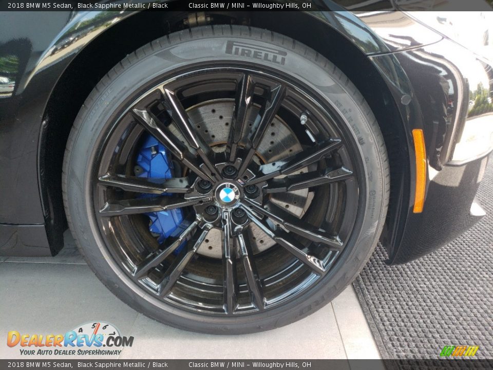 2018 BMW M5 Sedan Black Sapphire Metallic / Black Photo #5