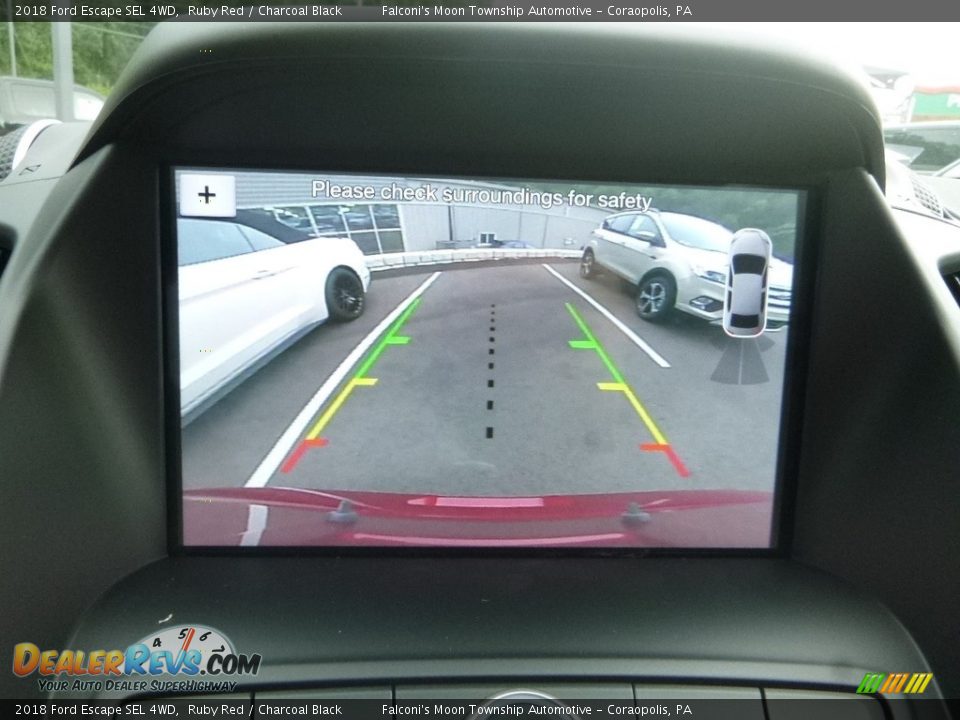 2018 Ford Escape SEL 4WD Ruby Red / Charcoal Black Photo #15