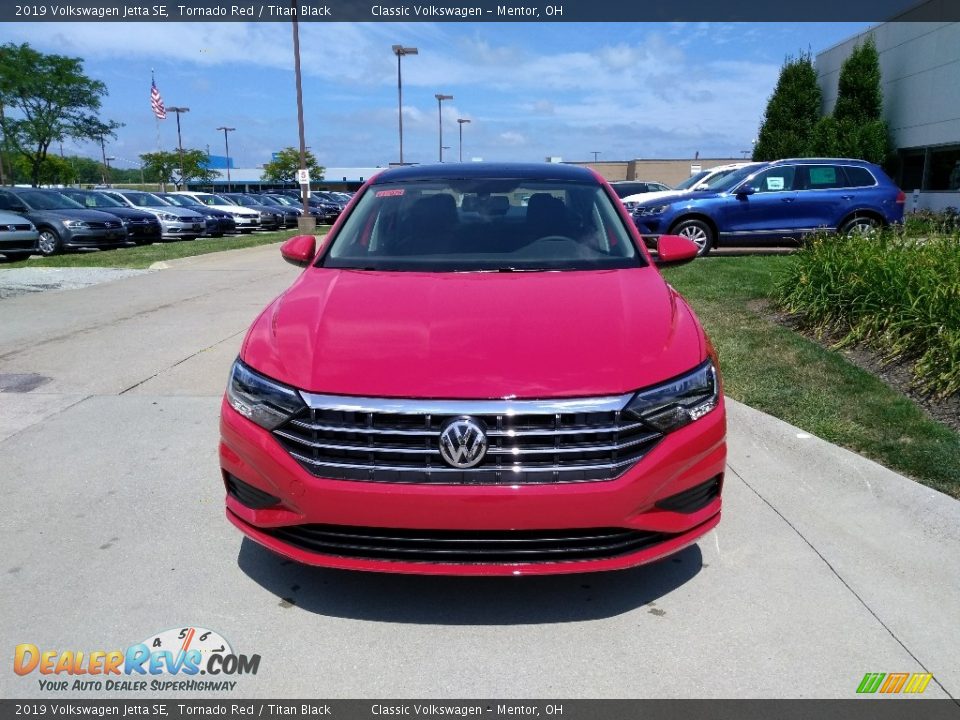 2019 Volkswagen Jetta SE Tornado Red / Titan Black Photo #1