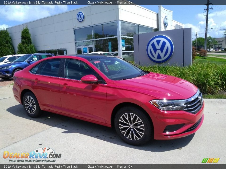 2019 Volkswagen Jetta SE Tornado Red / Titan Black Photo #2