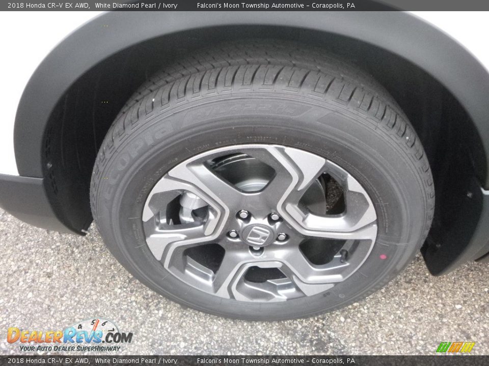 2018 Honda CR-V EX AWD White Diamond Pearl / Ivory Photo #7