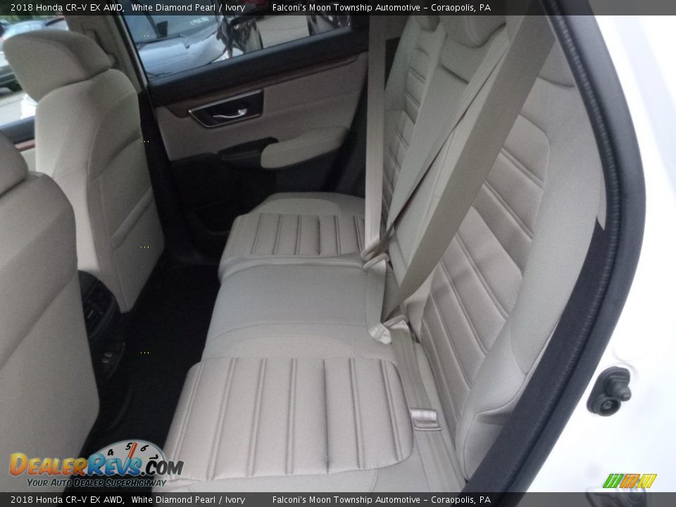2018 Honda CR-V EX AWD White Diamond Pearl / Ivory Photo #9