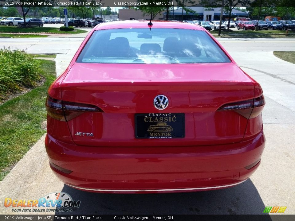 2019 Volkswagen Jetta SE Tornado Red / Titan Black Photo #5