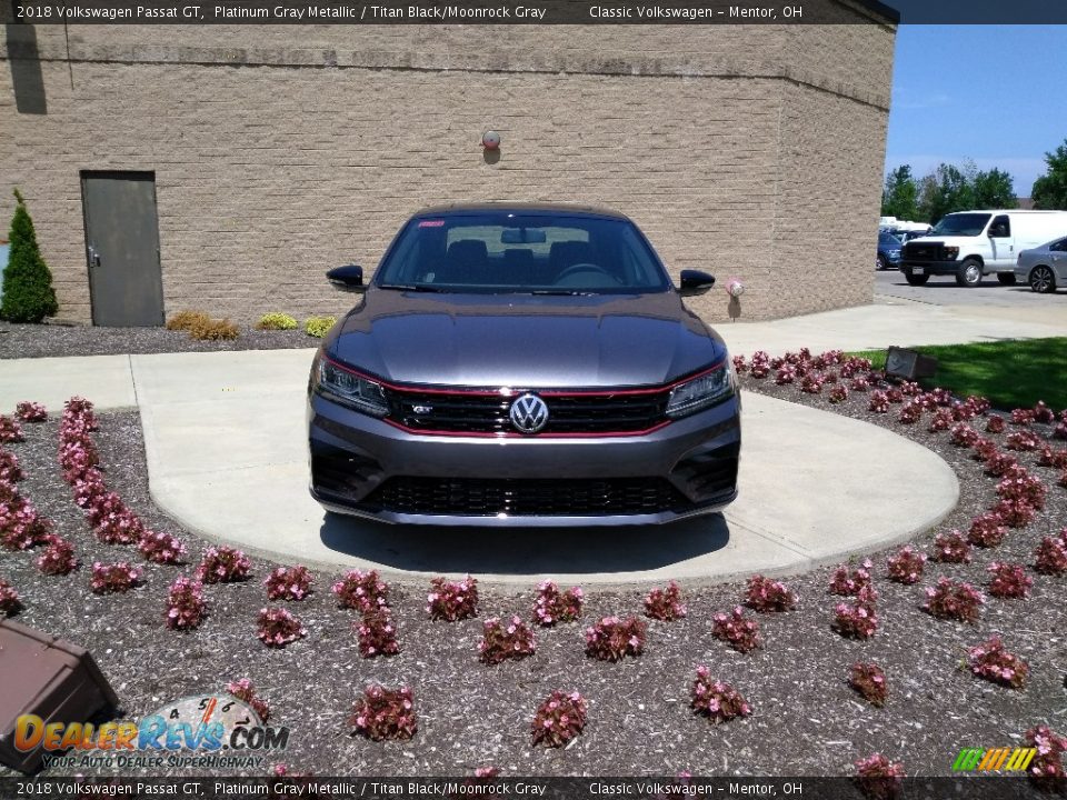 2018 Volkswagen Passat GT Platinum Gray Metallic / Titan Black/Moonrock Gray Photo #1