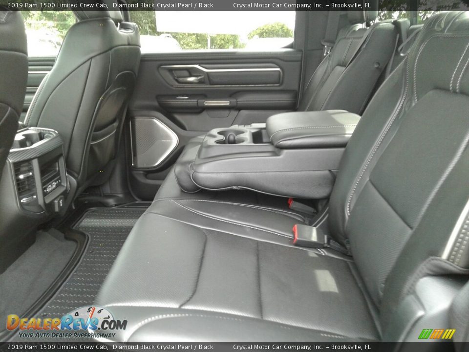 Rear Seat of 2019 Ram 1500 Limited Crew Cab Photo #10