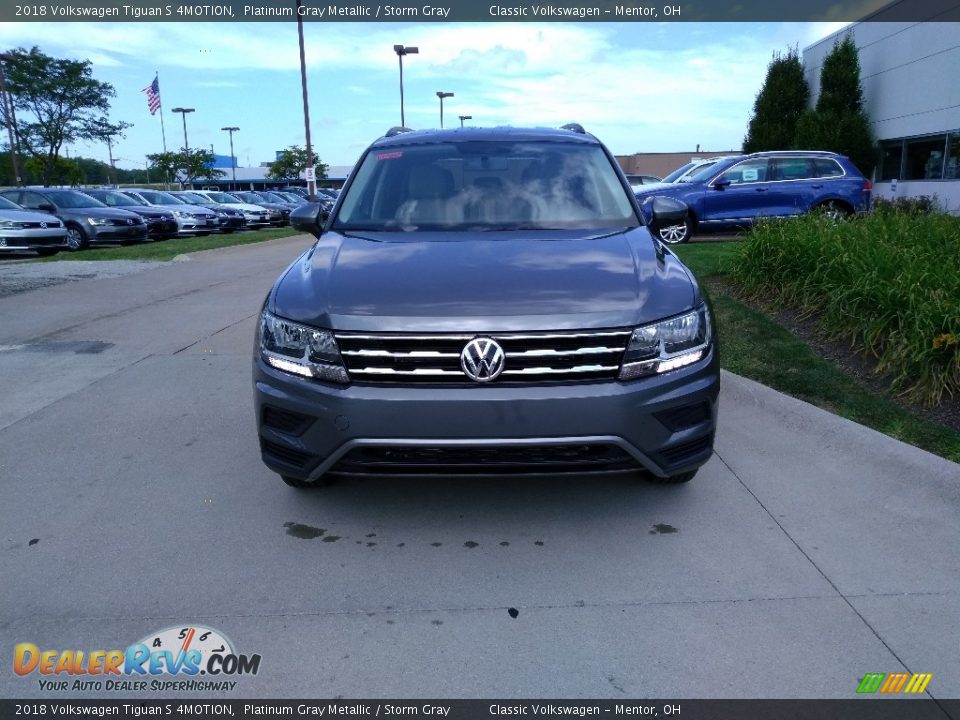 2018 Volkswagen Tiguan S 4MOTION Platinum Gray Metallic / Storm Gray Photo #1