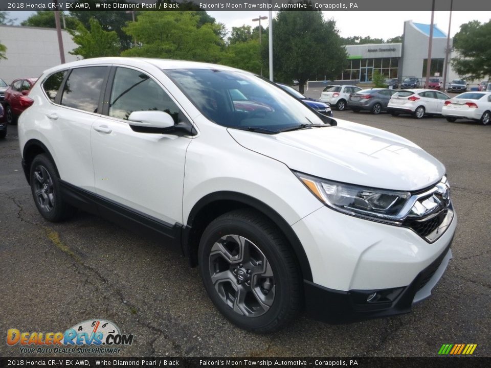 2018 Honda CR-V EX AWD White Diamond Pearl / Black Photo #5