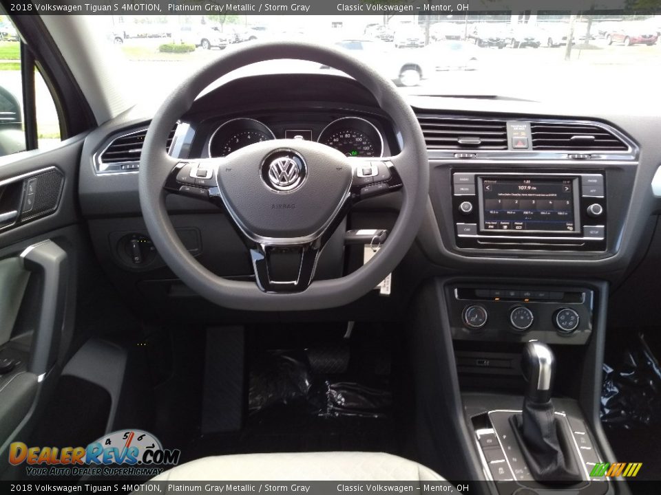 2018 Volkswagen Tiguan S 4MOTION Platinum Gray Metallic / Storm Gray Photo #4